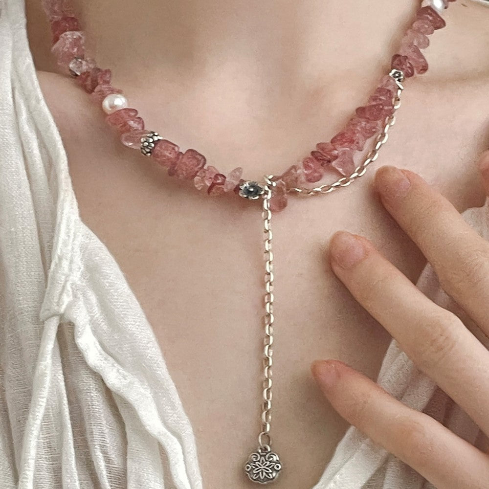 Soulful Connection Rose Quartz Necklace