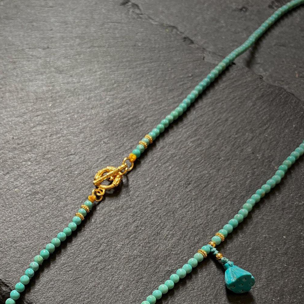 Healing through Stillness Turquoise Necklace