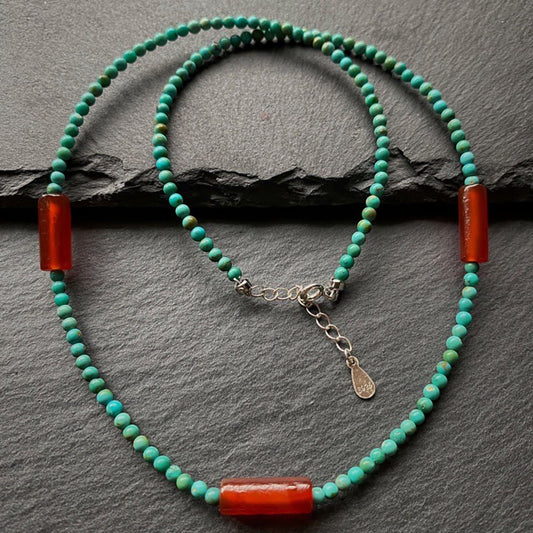 Soul Light Renewal Turquoise Necklace