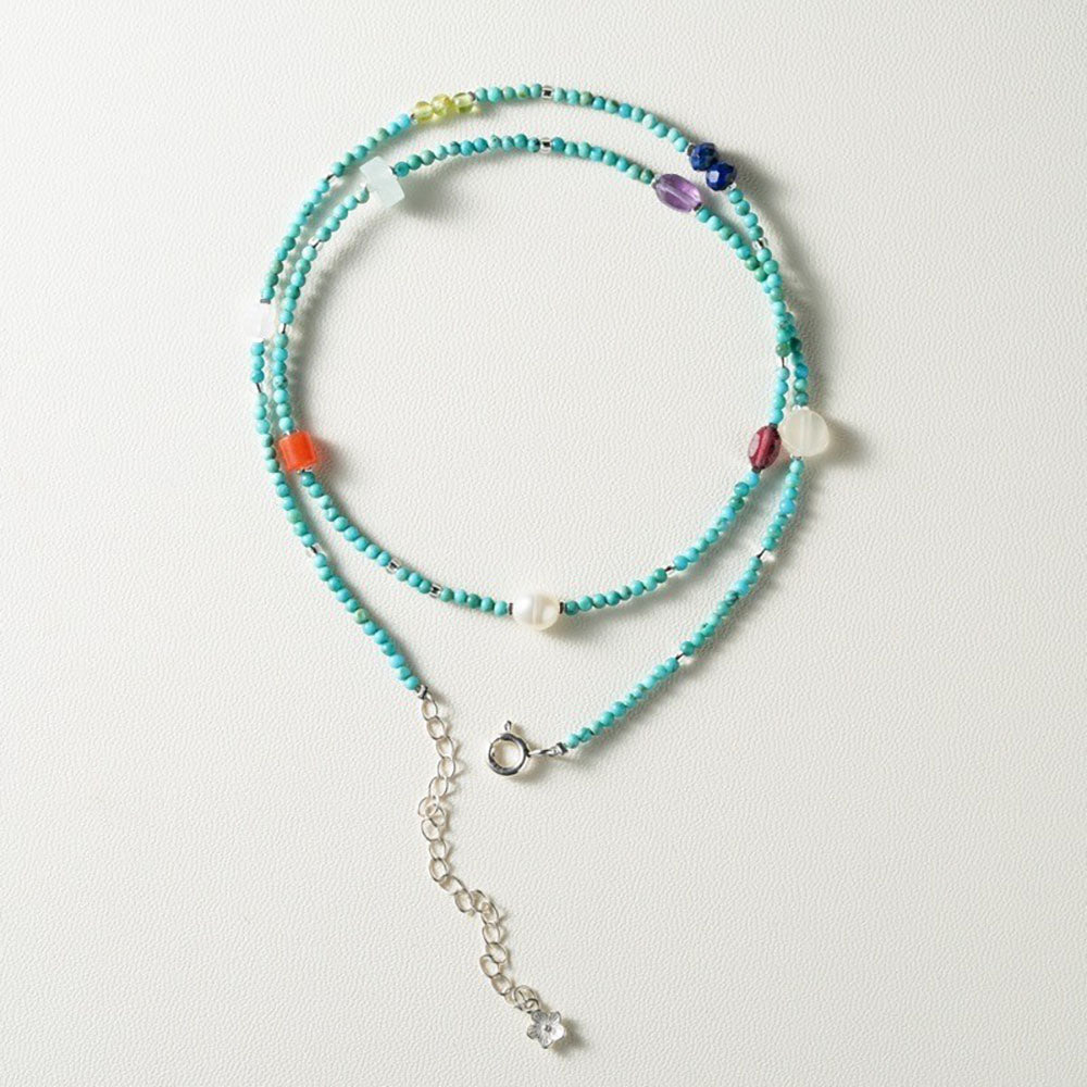 Path to Inner Recovery Turquoise Necklace