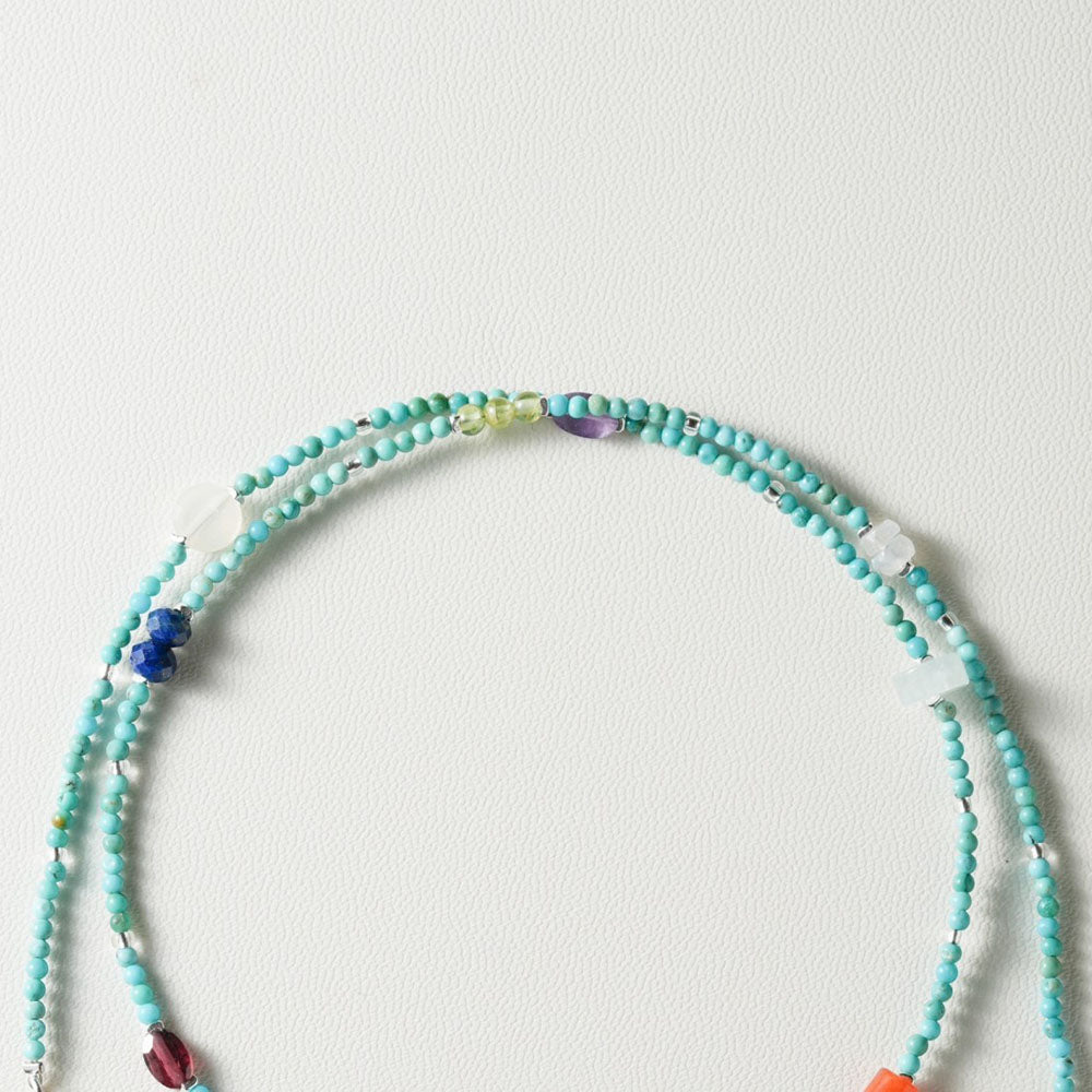 Path to Inner Recovery Turquoise Necklace