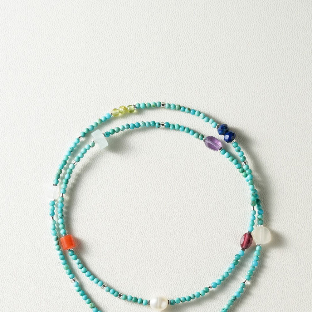 Path to Inner Recovery Turquoise Necklace