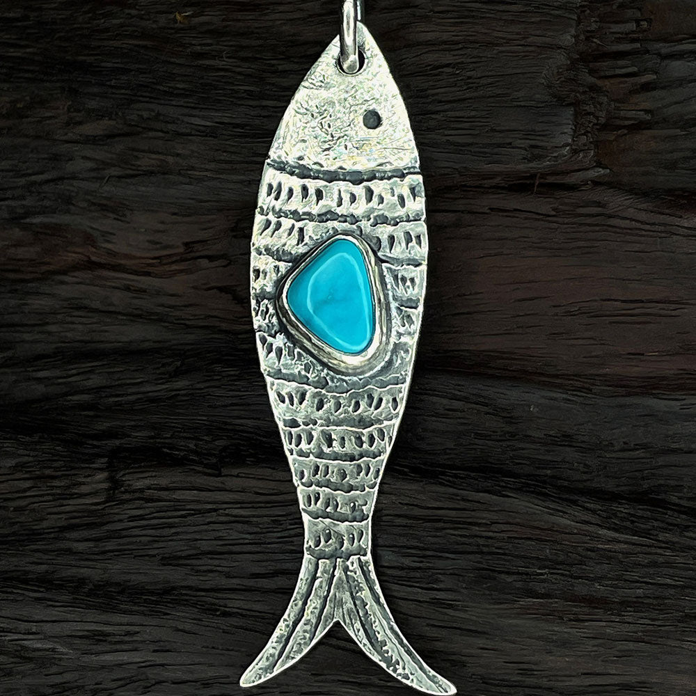 Secure Wealth Safe Turquoise Pendant