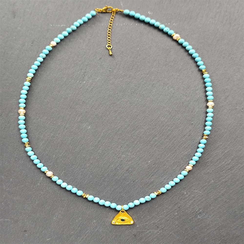 Serenity Layers Turquoise Necklace