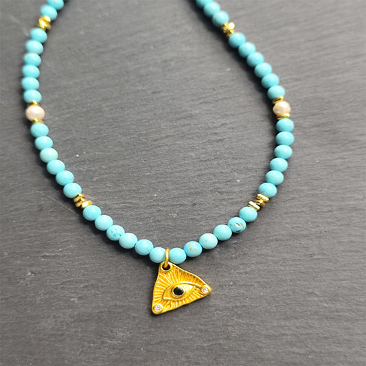 Serenity Layers Turquoise Necklace