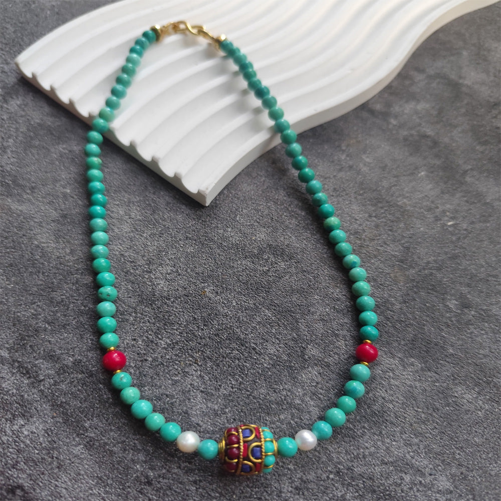 Serene Spirit Turquoise  Necklace