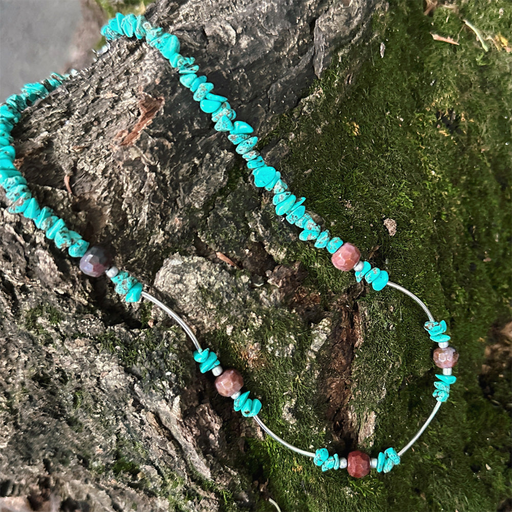 Turquoise Serenity Love Necklace