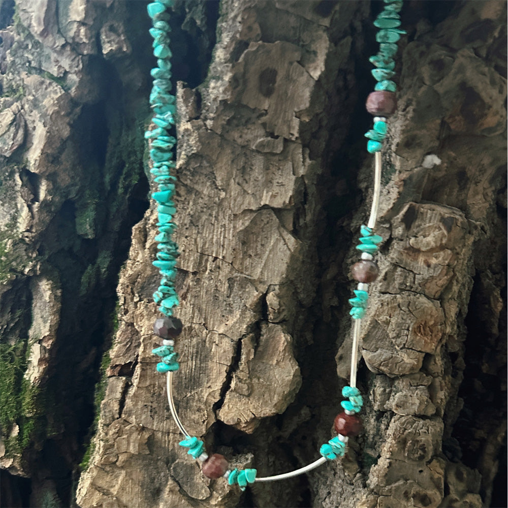 Turquoise Serenity Love Necklace