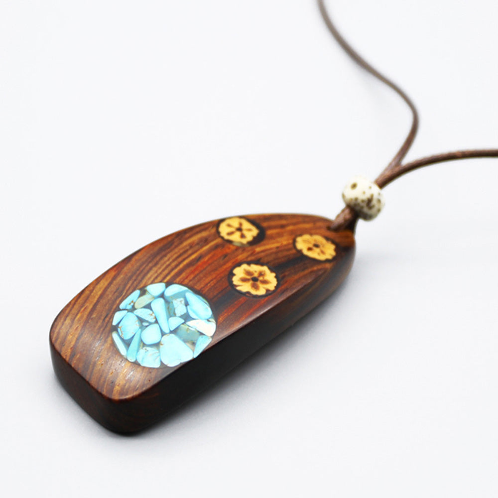 Revealed Wealth Unveiled Turquoise Pendant