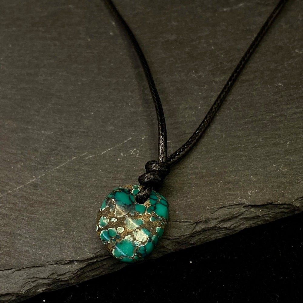 Presented Wealth Featured Turquoise Pendant