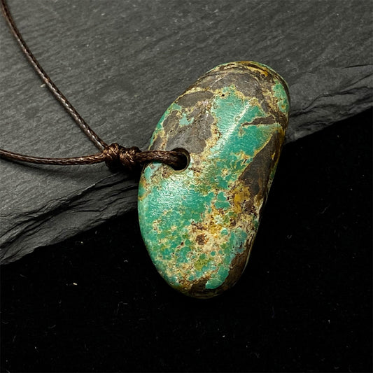 Focused Wealth Concentrate Turquoise Pendant