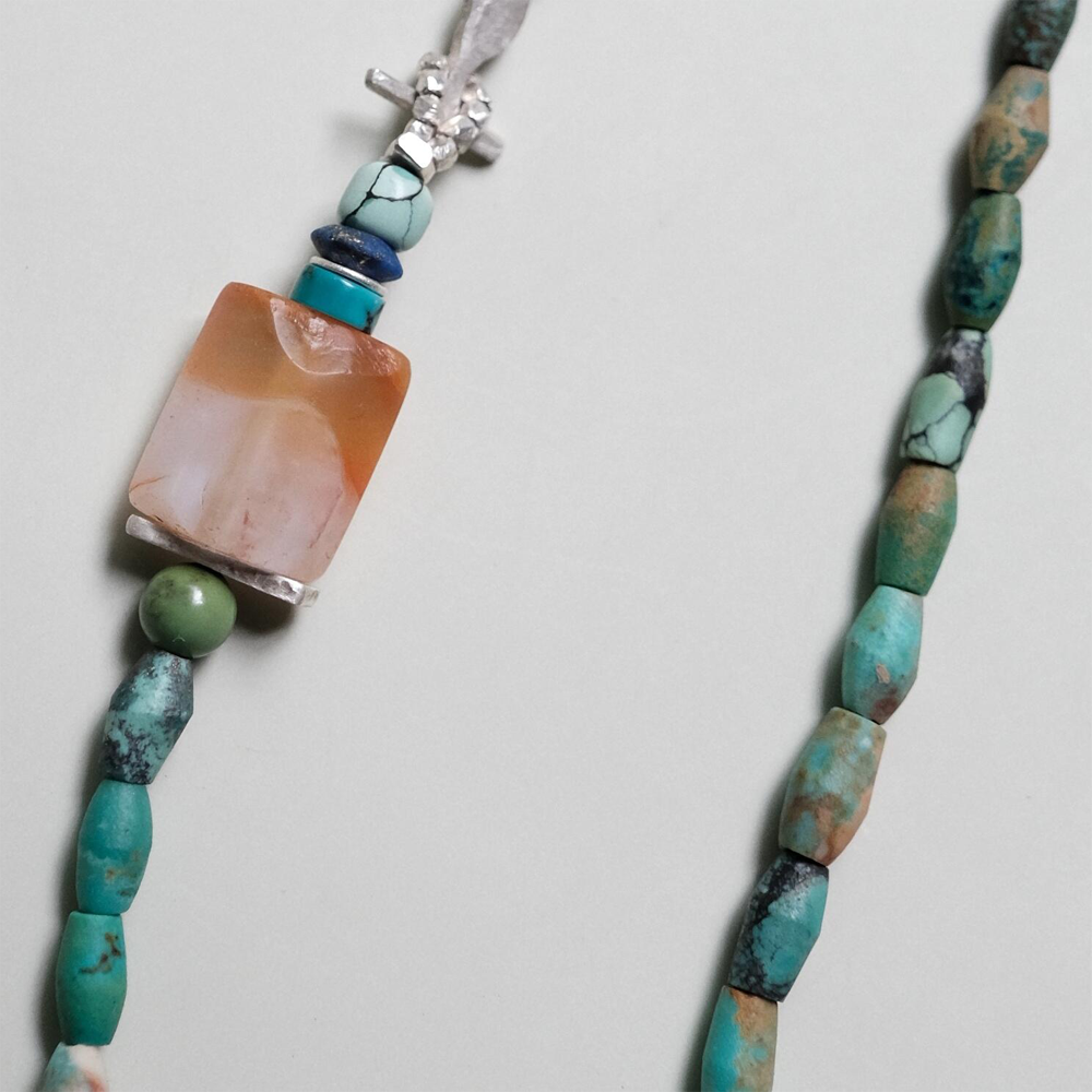 Lucky Phoenix Rise Turquoise Necklace