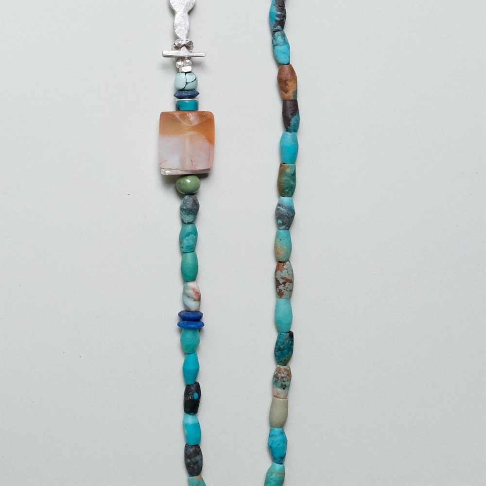 Lucky Phoenix Rise Turquoise Necklace