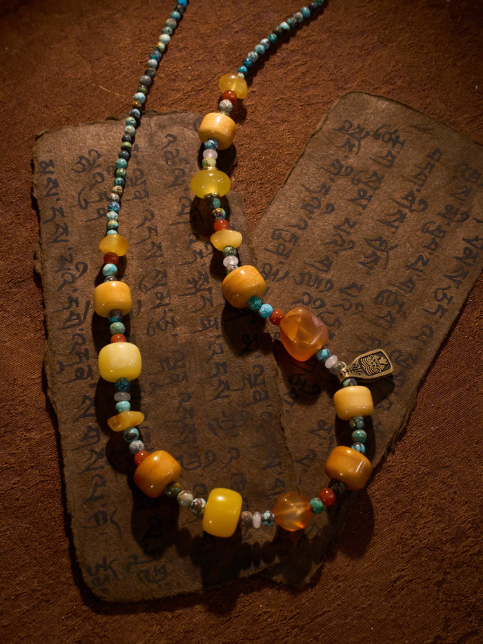 Wealth Protection ZakiRam Multi-Stone Necklace