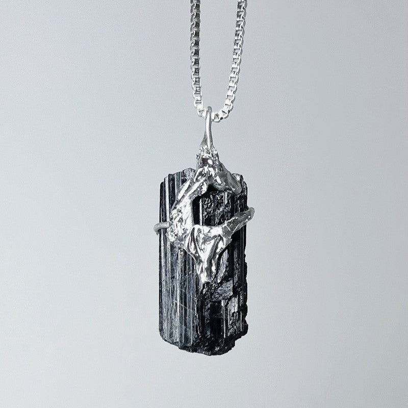 Keeper of Balance Black Tourmaline Pendant