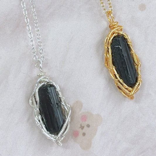 Cloak of Safety Black Tourmaline Pendant