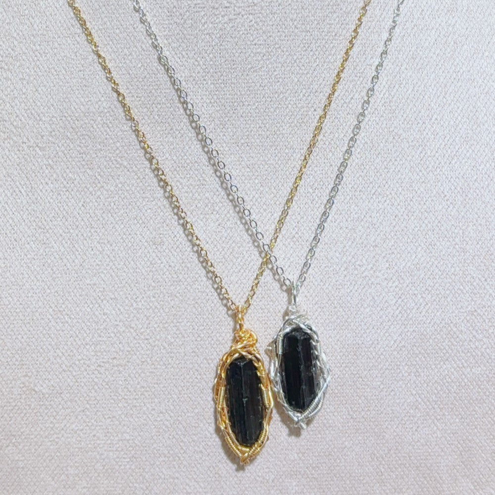 Cloak of Safety Black Tourmaline Pendant