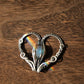 Heart of Labradorite – Love & Protection Silver Wire-Wrapped Pendant