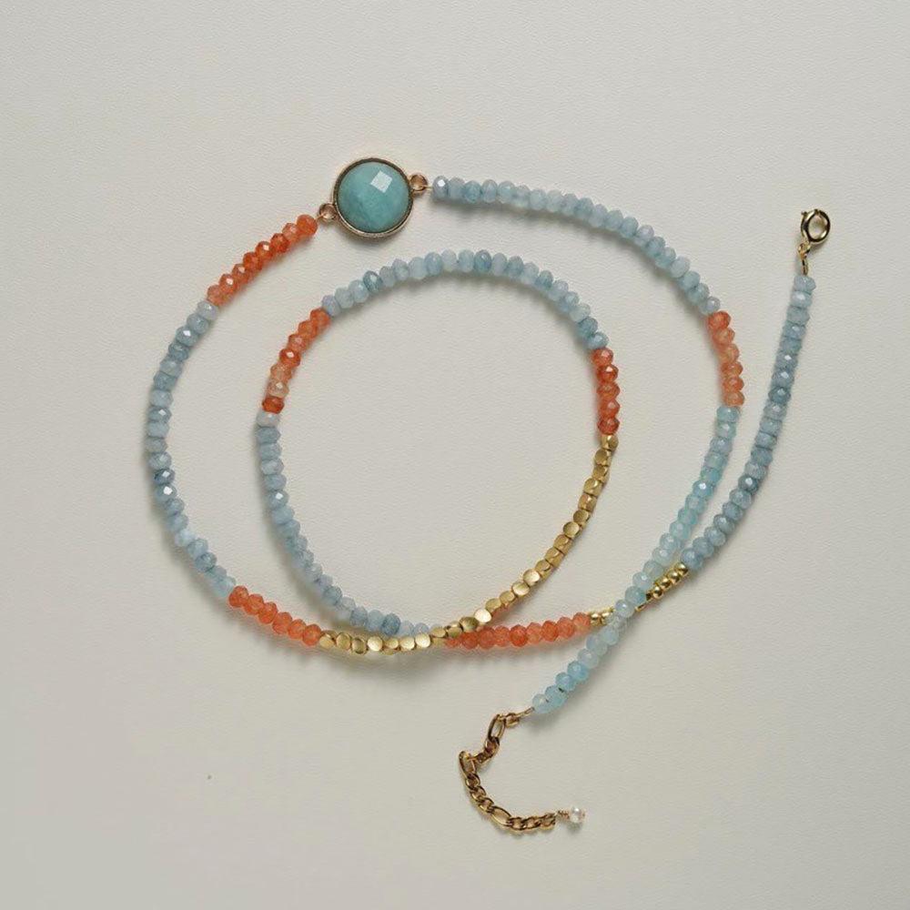 Breeze of Innocence Agate Necklace