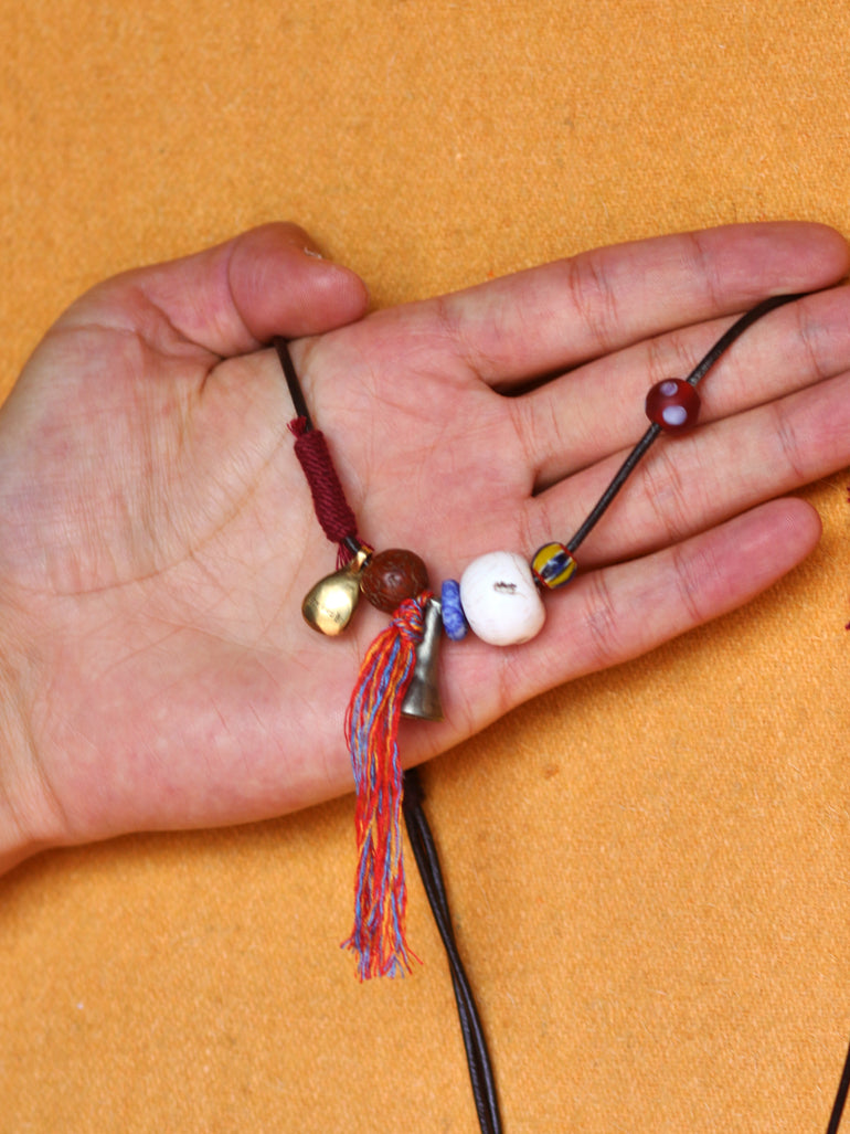 Tibetan Guardian Yak Bone Necklace