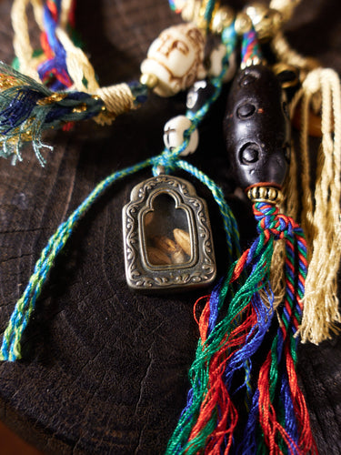 Obsidian Blessing Amulet Pendant