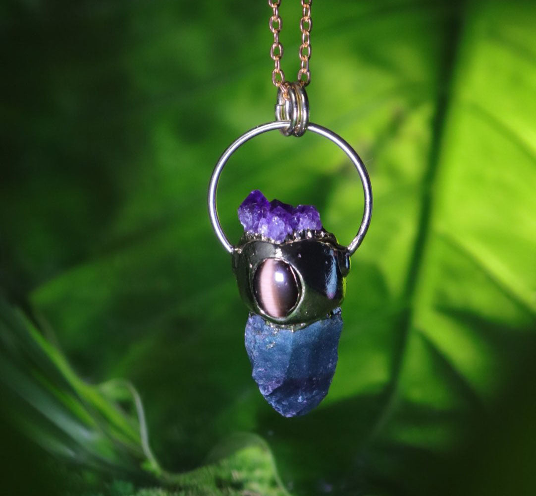 Freedom Lucky Breeze Fluorite Pendant