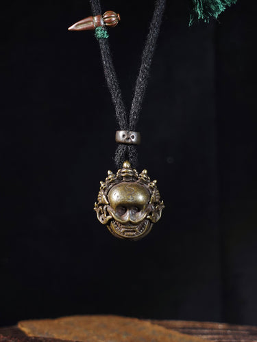Tibetan Thokcha Charnel-Ground Guardian Protector Necklace