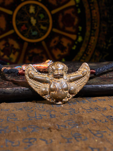 Ancient Thokcha Winged Garuda Amulet Necklace