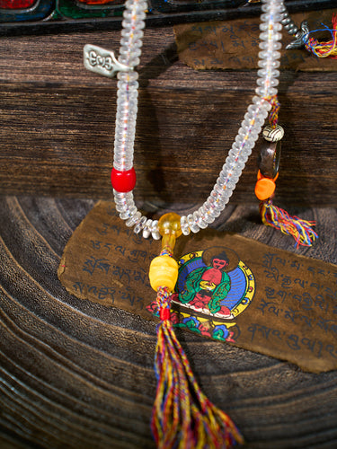 Empowered Spirit Celluloid Nitrate Thokcha Necklace