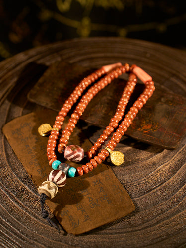 Golden Energy Sandstone Necklace