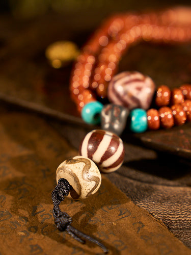 Golden Energy Sandstone Necklace