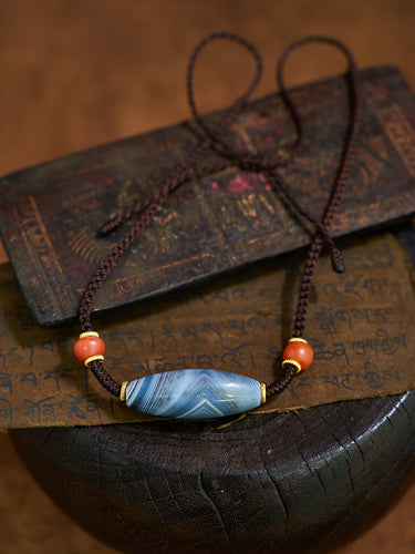 Winding Peaks Tibetan Pure Sardonyx Necklace