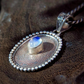 Peace Energy Moonstone Healing Sterling Silver Pendant