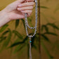 Sacred Prosperity Tibetan Silver & Turquoise 108 Mala Necklace