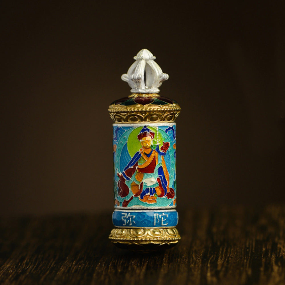 Guardian Prayer Wheel Pendant