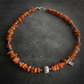 Tibetan Natural Beeswax and Silver  Necklace for Prosperity