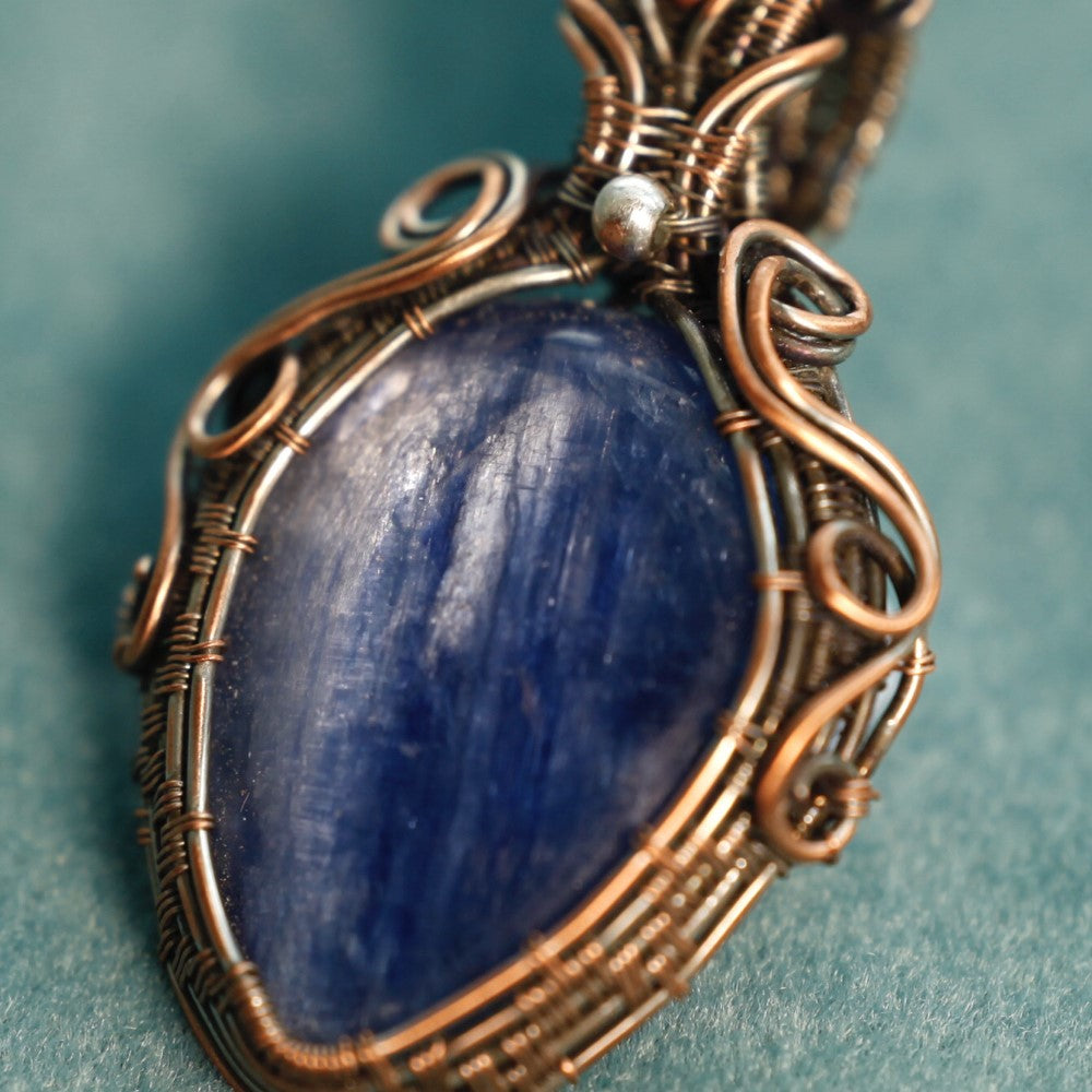 Quiet Flame Kyanite Pendant