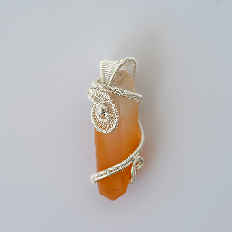 Roar of Resolve Red Rutile Quartz Pendant