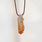 Roar of Resolve Red Rutile Quartz Pendant