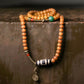 Wealth Harmony Dzi Bodhi Blessing Necklace