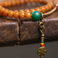 Wealth Harmony Dzi Bodhi Blessing Necklace