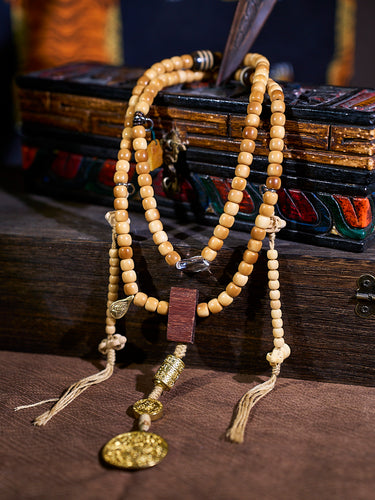 Kailash Energy - Tibetan Prosperity Mala Necklace
