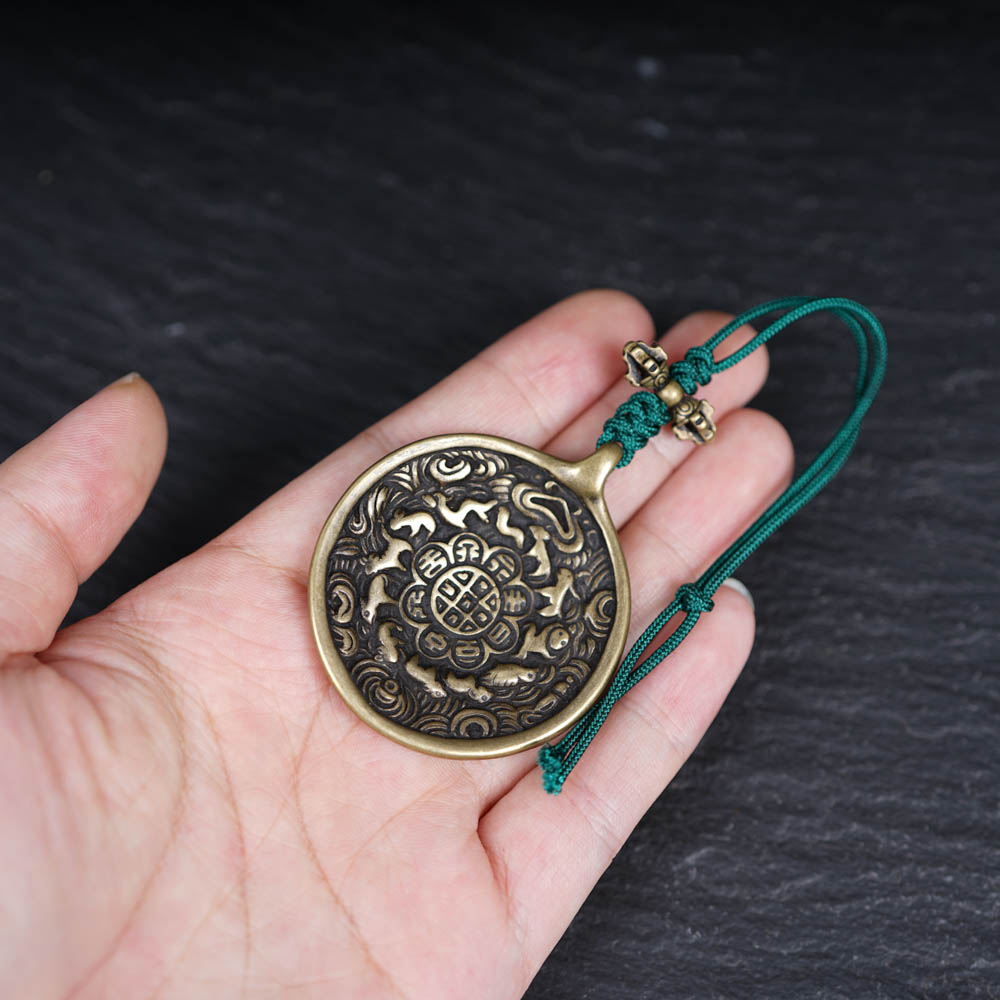 Zodiac Wealth Copper Pendant