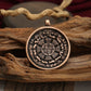 Prosperity Amulet Pendant - Handcrafted Copper Wealth Talisman