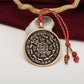 Prosperity Amulet Pendant - Handcrafted Copper Wealth Talisman