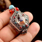 Divine Guardian Pendant – Alloy with Seven Gemstones