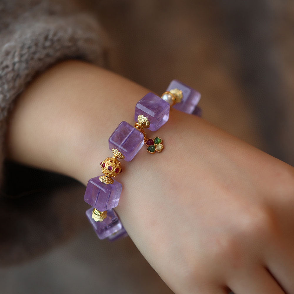 Celestial Blessing Harmony Amethyst Bracelet