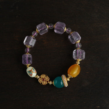 Healing Breath of Life Amethyst  Bracelet