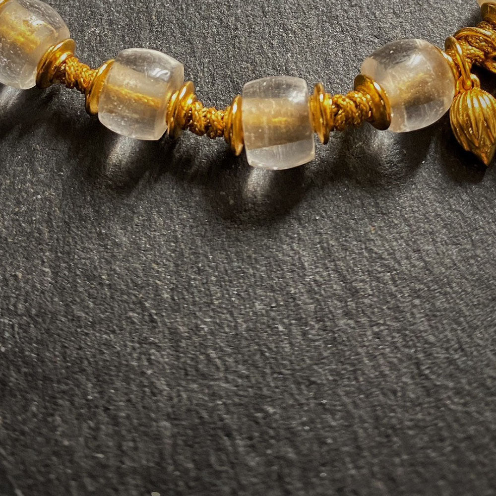 Opulence Wealth Stream Clear Quartz Bracelet