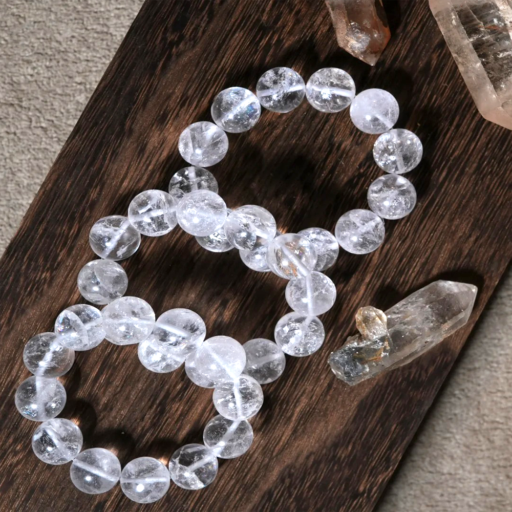 Soul's Restorative Pulse Clear Quartz Bracelet